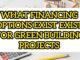 What Financing Options Exist For Green Building Projects (e.g., Green Bonds, PPPs, Crowdfunding)