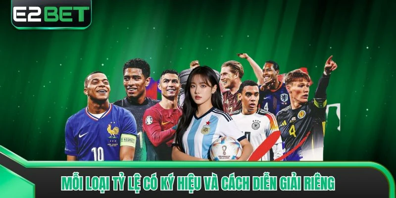 Mỗi loại tỷ lệ có ký hiệu và cách diễn giải riêng